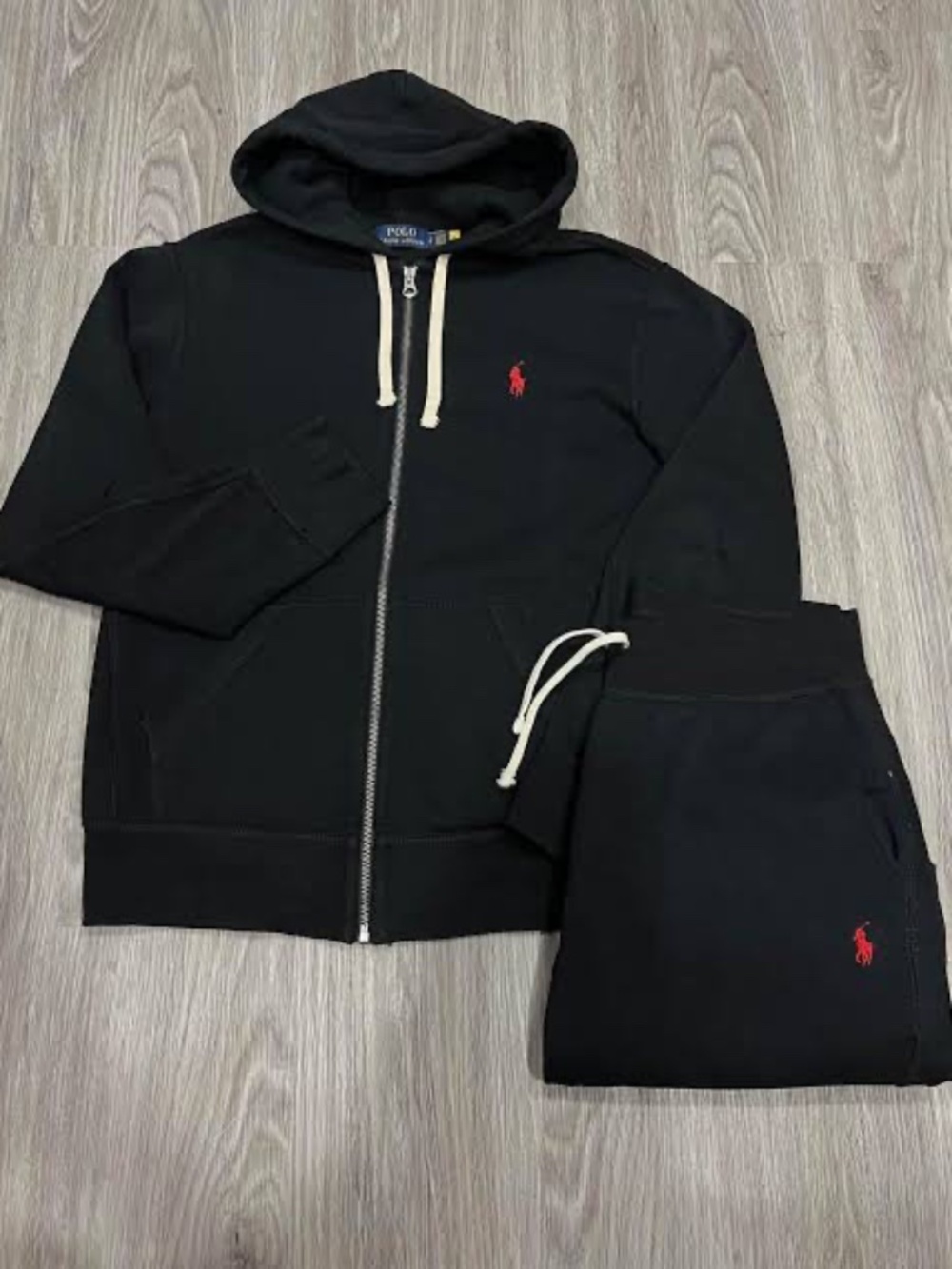 Polo Ralph Lauren Tracksuit Set – Black – Size Small